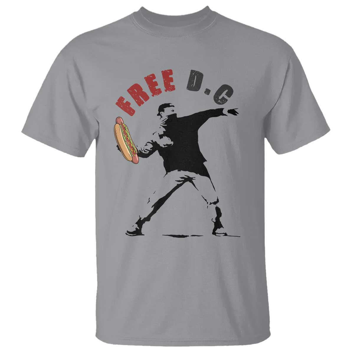 Free DC Sandwich Toss T Shirt Washington DC Political Satire - Wonder Print Shop