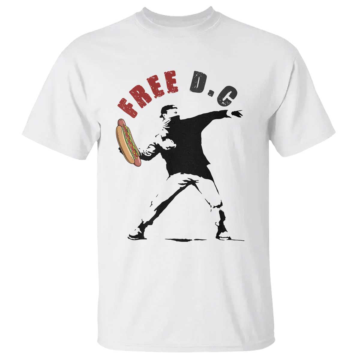 Free DC Sandwich Toss T Shirt Washington DC Political Satire - Wonder Print Shop