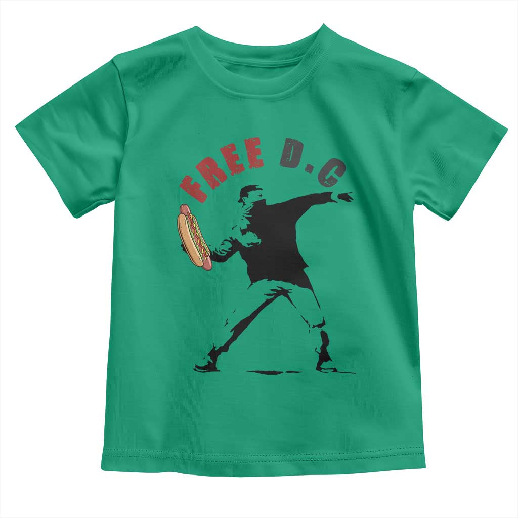 Free DC Sandwich Toss Toddler T Shirt Washington DC Political Satire - Wonder Print Shop