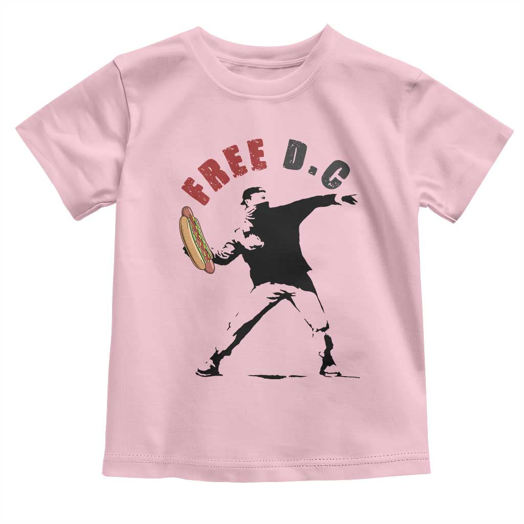 Free DC Sandwich Toss Toddler T Shirt Washington DC Political Satire - Wonder Print Shop