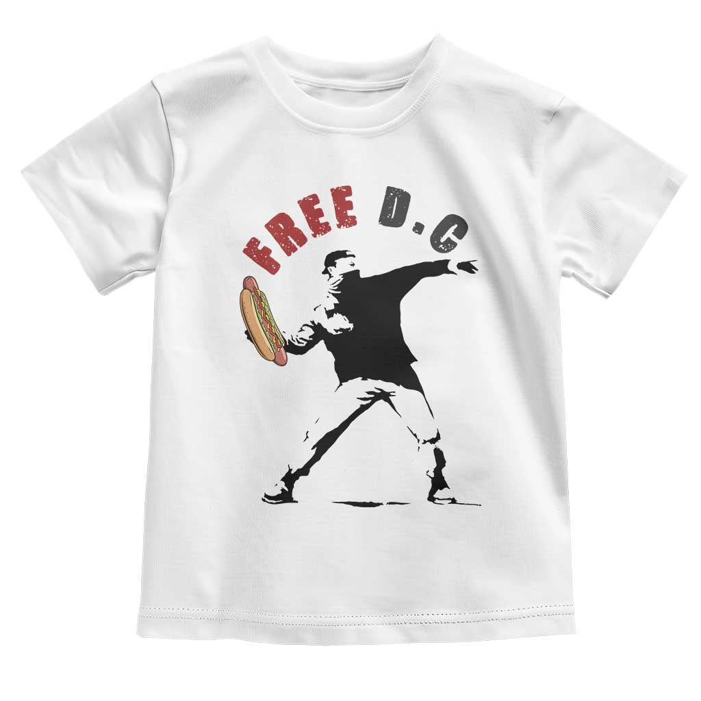 Free DC Sandwich Toss Toddler T Shirt Washington DC Political Satire - Wonder Print Shop