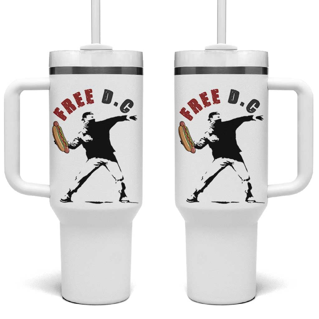 Free DC Sandwich Toss Tumbler With Handle Washington DC Political Satire - Wonder Print Shop