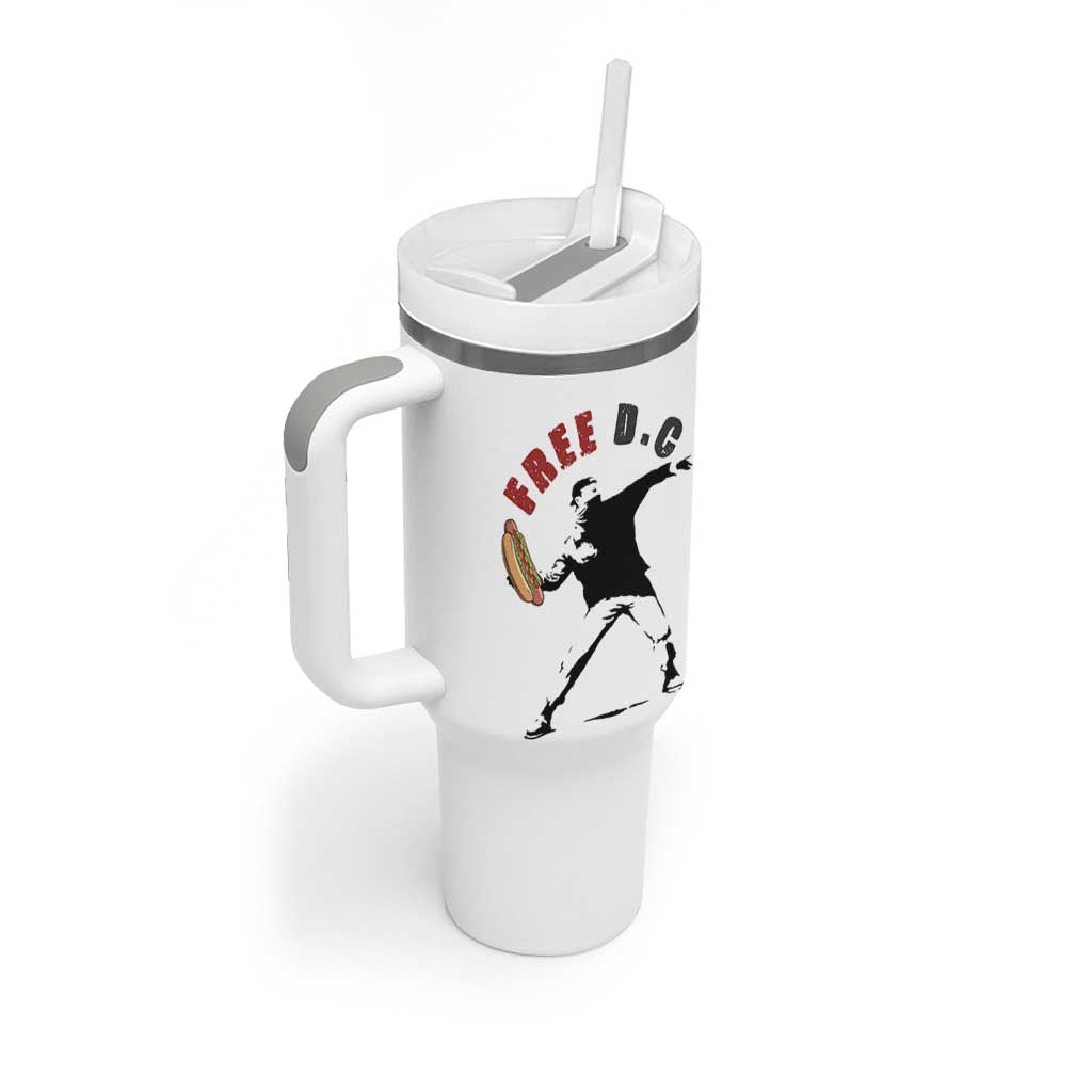 Free DC Sandwich Toss Tumbler With Handle Washington DC Political Satire - Wonder Print Shop
