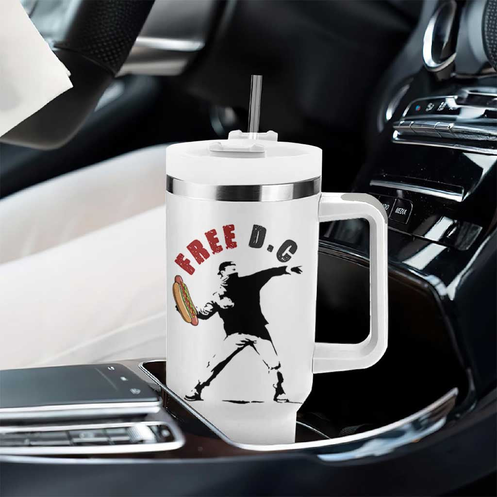 Free DC Sandwich Toss Tumbler With Handle Washington DC Political Satire - Wonder Print Shop