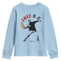 Free DC Sandwich Toss Youth Sweatshirt Washington DC Political Satire - Wonder Print Shop