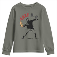 Free DC Sandwich Toss Youth Sweatshirt Washington DC Political Satire - Wonder Print Shop