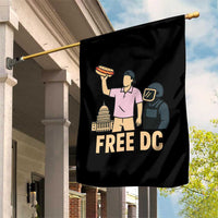 Free DC Sandwich Guy Garden Flag Washington DC Pride Political Satire - Wonder Print Shop