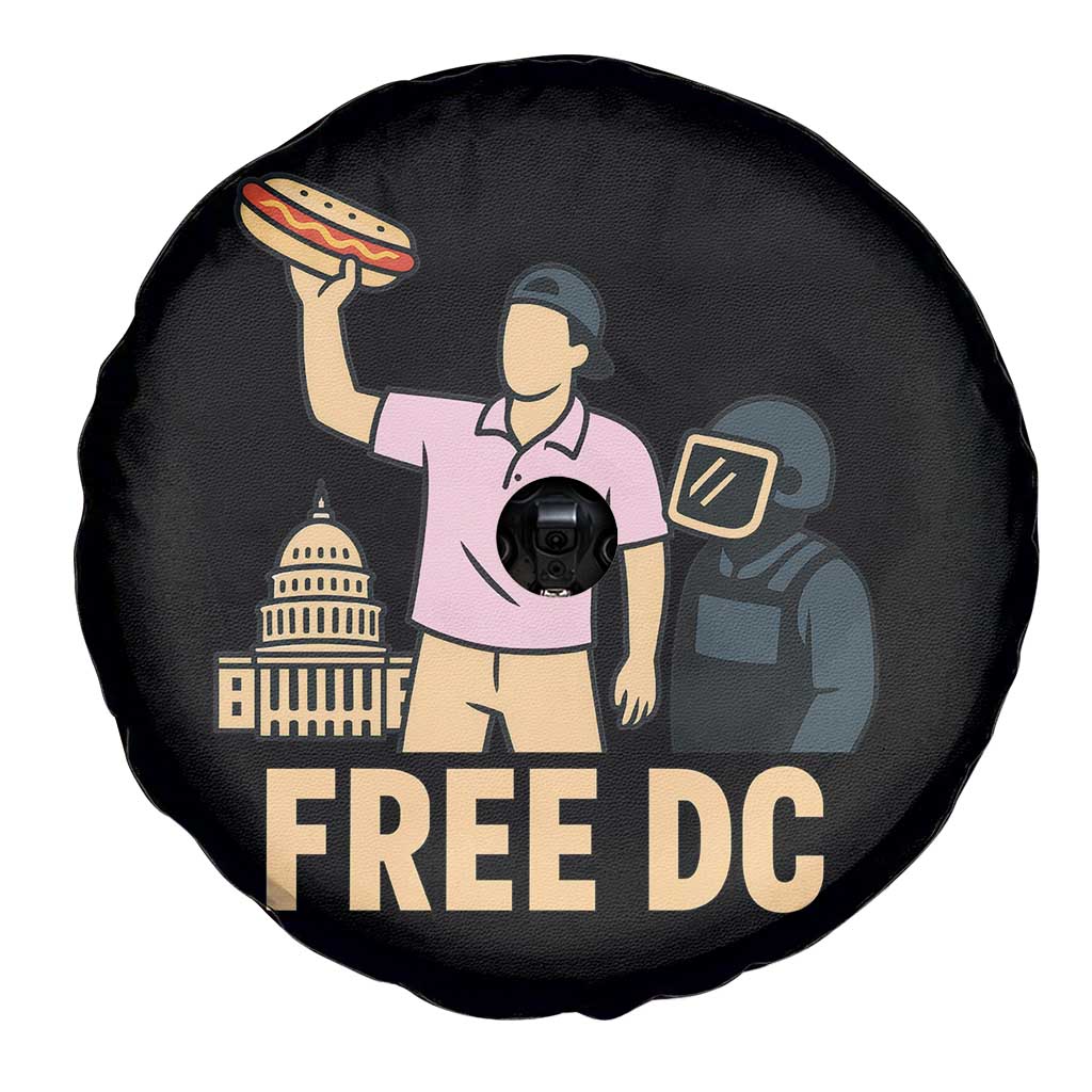 Free DC Sandwich Guy Spare Tire Cover Washington DC Pride Political Satire - Wonder Print Shop