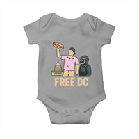 Free DC Sandwich Guy Baby Onesie Washington DC Pride Political Satire - Wonder Print Shop