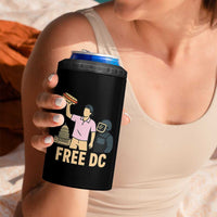 Free DC Sandwich Guy 4 in 1 Can Cooler Tumbler Washington DC Pride Political Satire - Wonder Print Shop