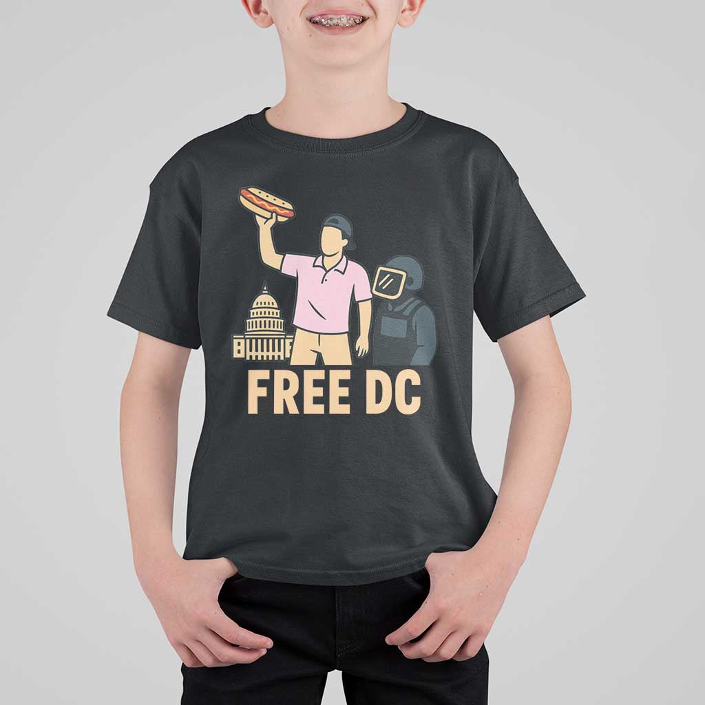 Free DC Sandwich Guy T Shirt For Kid Washington DC Pride Political Satire - Wonder Print Shop