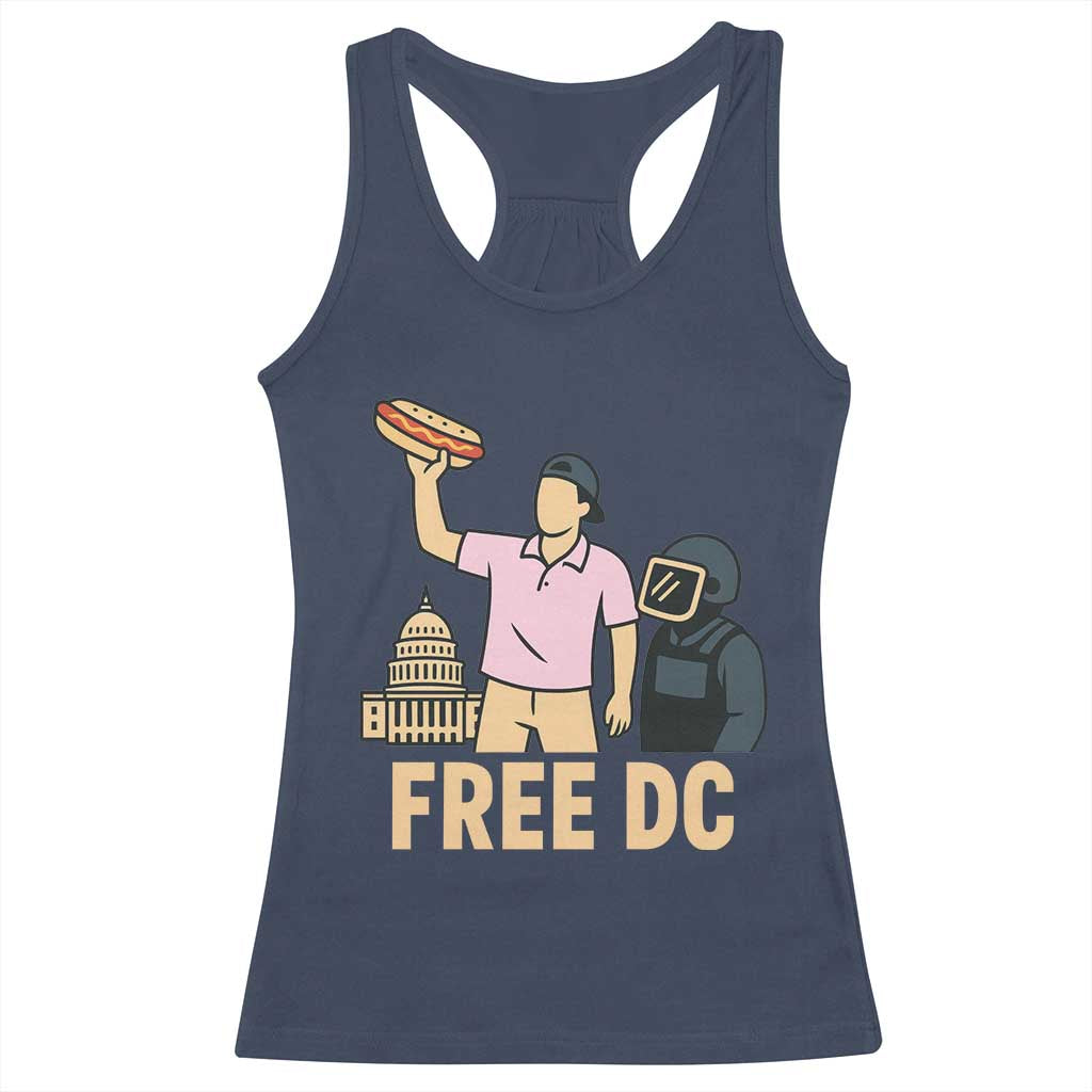 Free DC Sandwich Guy Racerback Tank Top Washington DC Pride Political Satire - Wonder Print Shop
