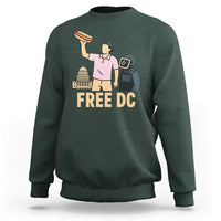 Free DC Sandwich Guy Sweatshirt Washington DC Pride Political Satire - Wonder Print Shop