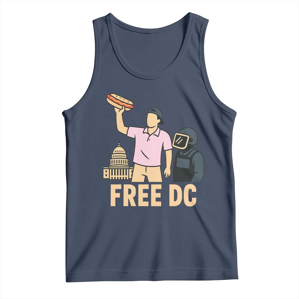 Free DC Sandwich Guy Tank Top Washington DC Pride Political Satire - Wonder Print Shop