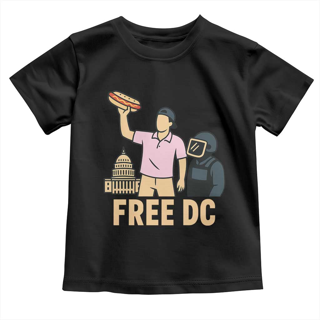 Free DC Sandwich Guy Toddler T Shirt Washington DC Pride Political Satire - Wonder Print Shop