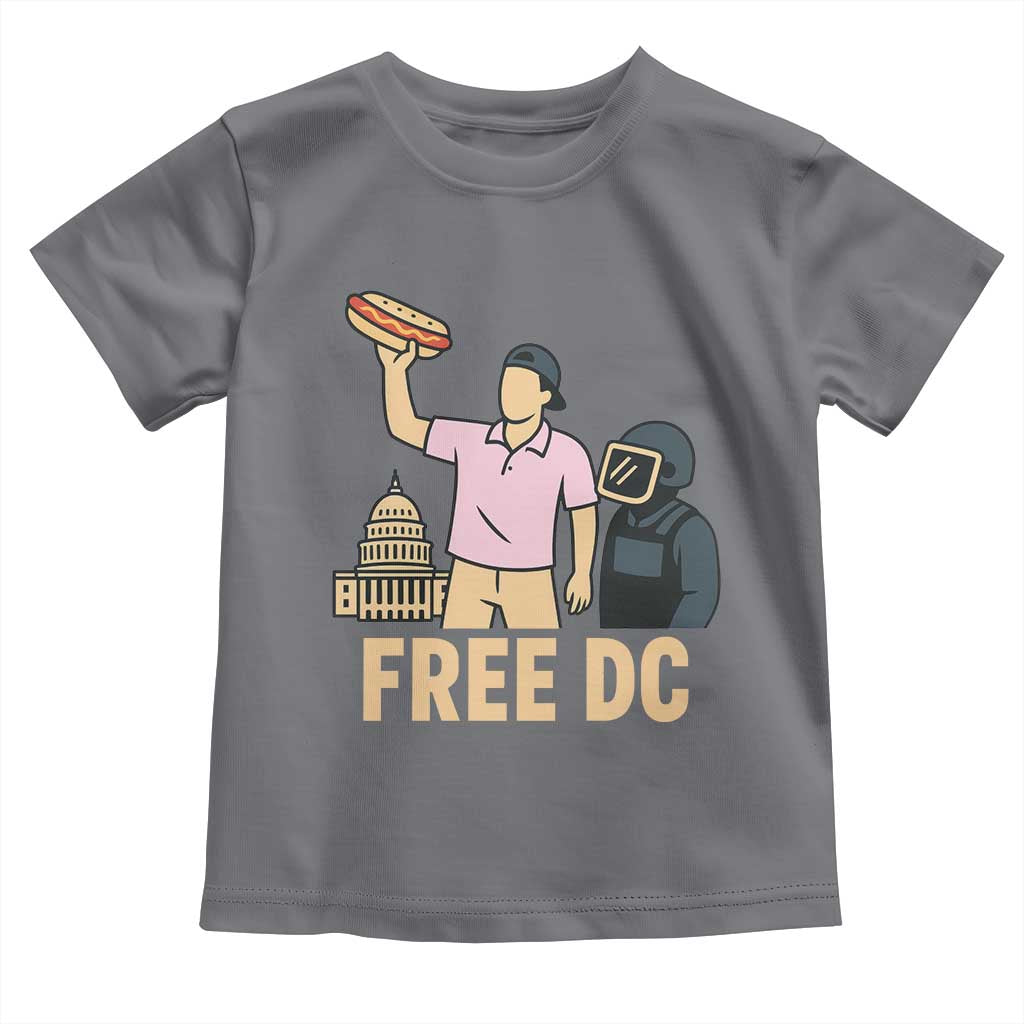 Free DC Sandwich Guy Toddler T Shirt Washington DC Pride Political Satire - Wonder Print Shop
