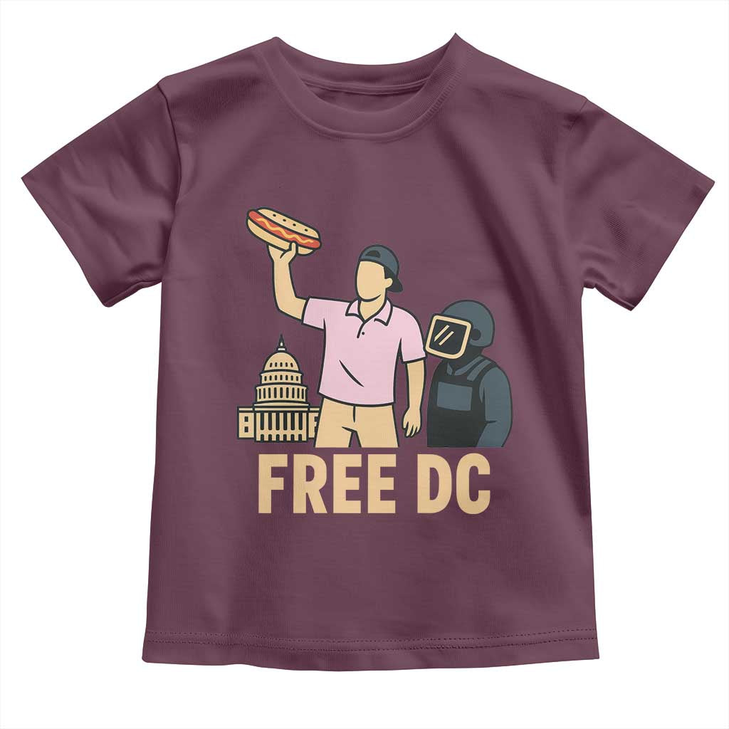 Free DC Sandwich Guy Toddler T Shirt Washington DC Pride Political Satire - Wonder Print Shop