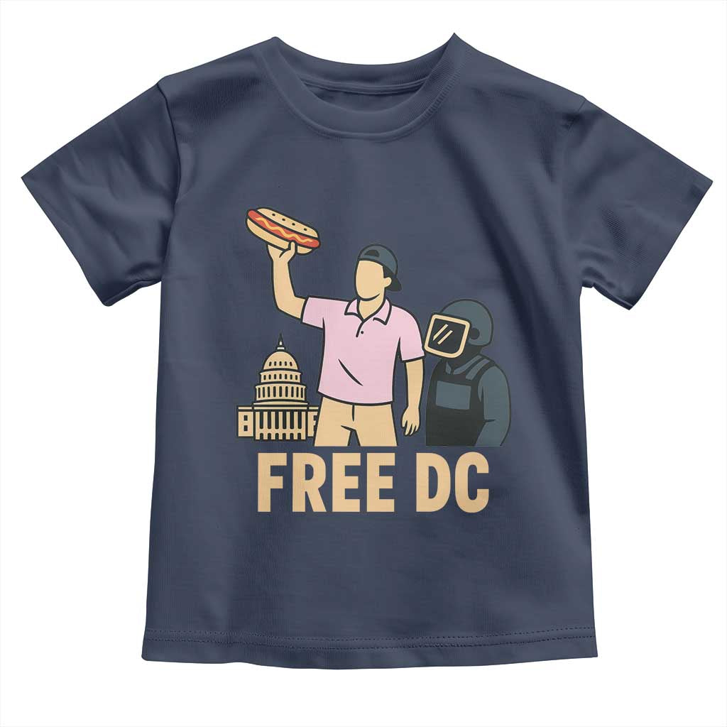 Free DC Sandwich Guy Toddler T Shirt Washington DC Pride Political Satire - Wonder Print Shop