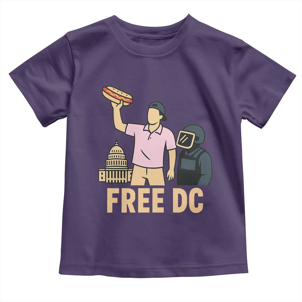Free DC Sandwich Guy Toddler T Shirt Washington DC Pride Political Satire - Wonder Print Shop