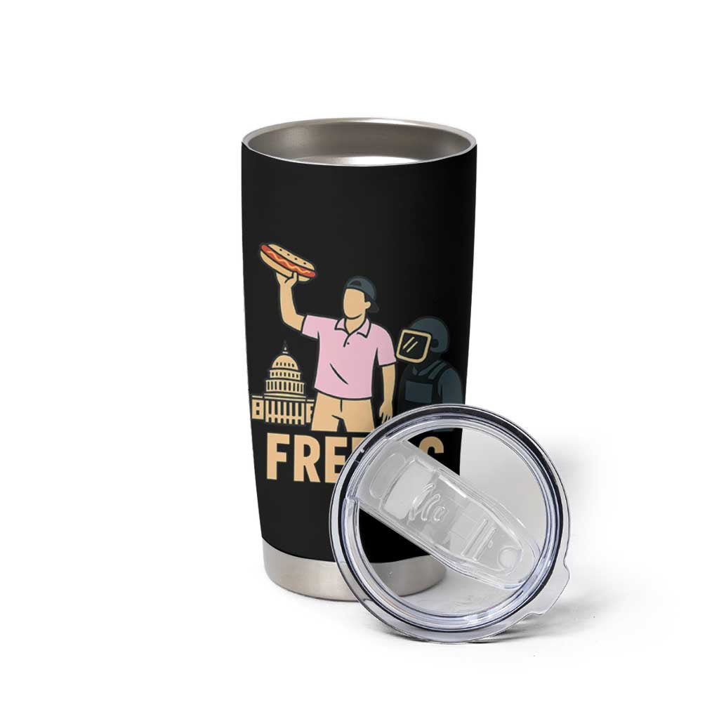 Free DC Sandwich Guy Tumbler Cup Washington DC Pride Political Satire - Wonder Print Shop