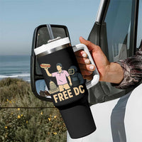 Free DC Sandwich Guy Tumbler With Handle Washington DC Pride Political Satire - Wonder Print Shop
