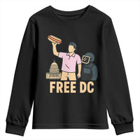 Free DC Sandwich Guy Youth Sweatshirt Washington DC Pride Political Satire - Wonder Print Shop