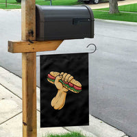 Sandwich Power Fist Garden Flag Sarcastic Food Revolution Political Satire - Wonder Print Shop