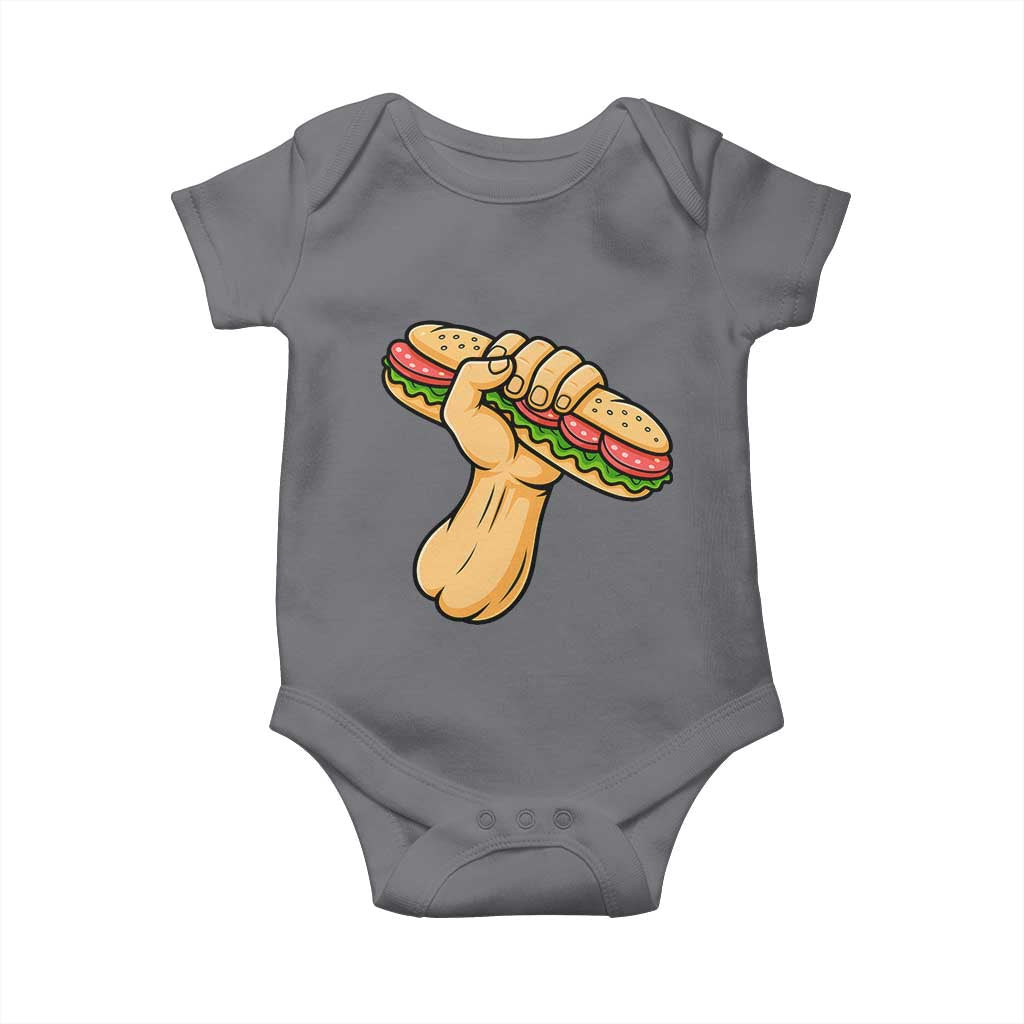Free DC Sandwich Revolution Baby Onesie Washington DC Pride Political Satire - Wonder Print Shop