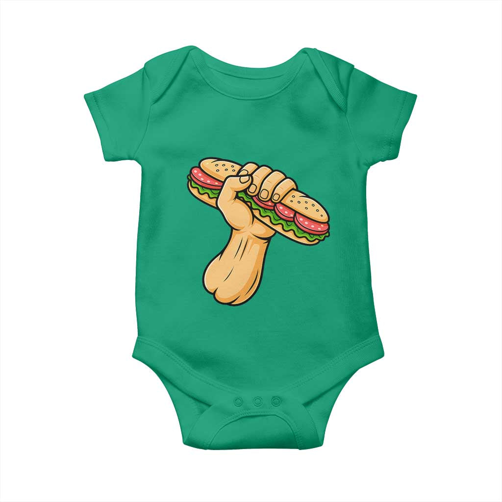 Free DC Sandwich Revolution Baby Onesie Washington DC Pride Political Satire - Wonder Print Shop