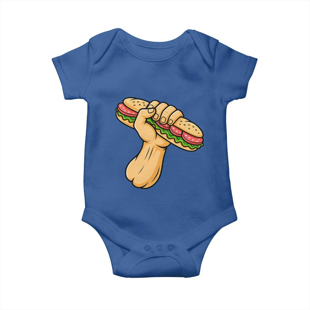 Free DC Sandwich Revolution Baby Onesie Washington DC Pride Political Satire - Wonder Print Shop