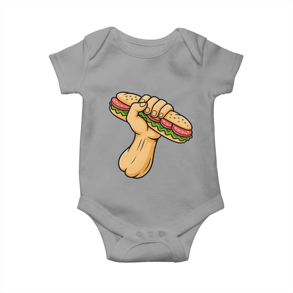 Free DC Sandwich Revolution Baby Onesie Washington DC Pride Political Satire - Wonder Print Shop
