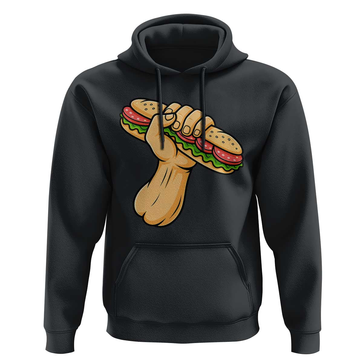 Free DC Sandwich Revolution Hoodie Washington DC Pride Political Satire - Wonder Print Shop