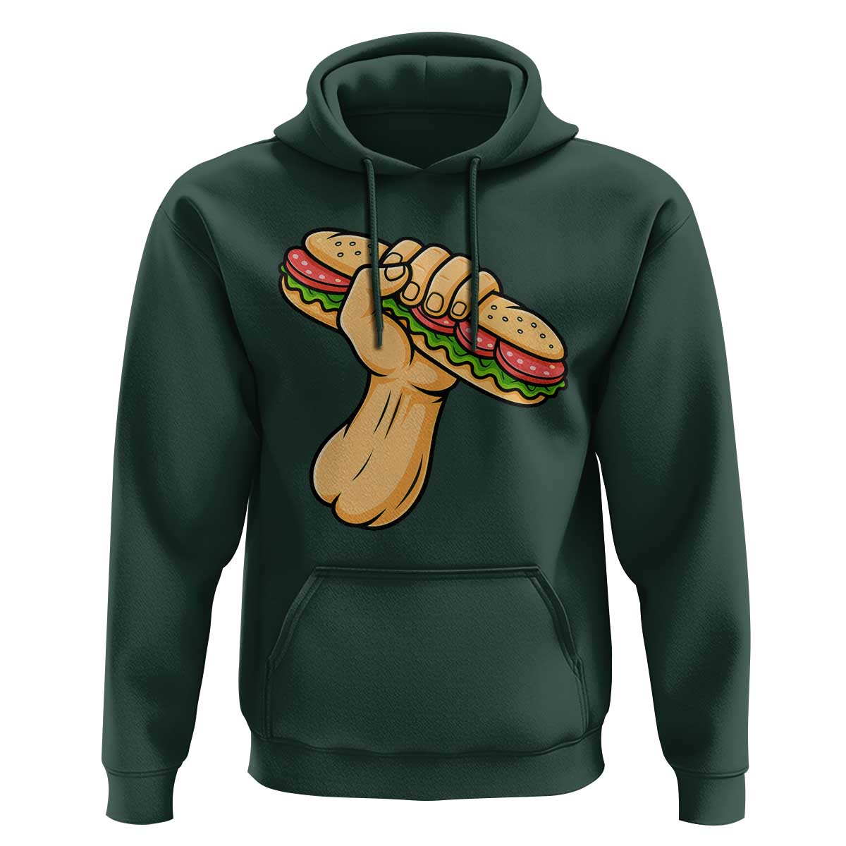 Free DC Sandwich Revolution Hoodie Washington DC Pride Political Satire - Wonder Print Shop