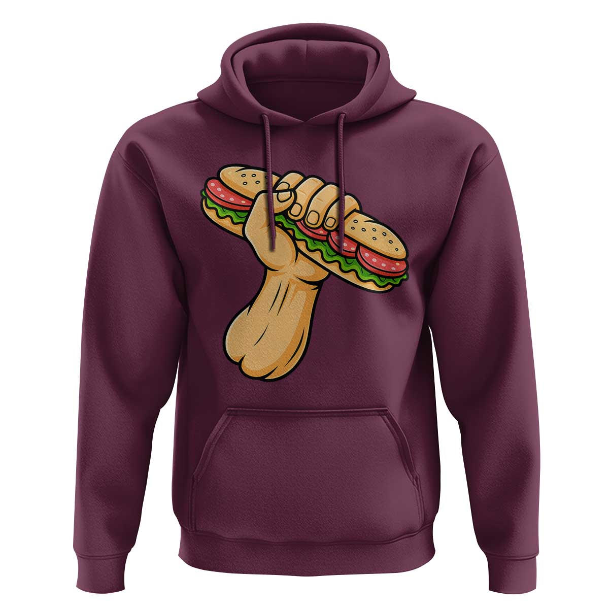 Free DC Sandwich Revolution Hoodie Washington DC Pride Political Satire - Wonder Print Shop