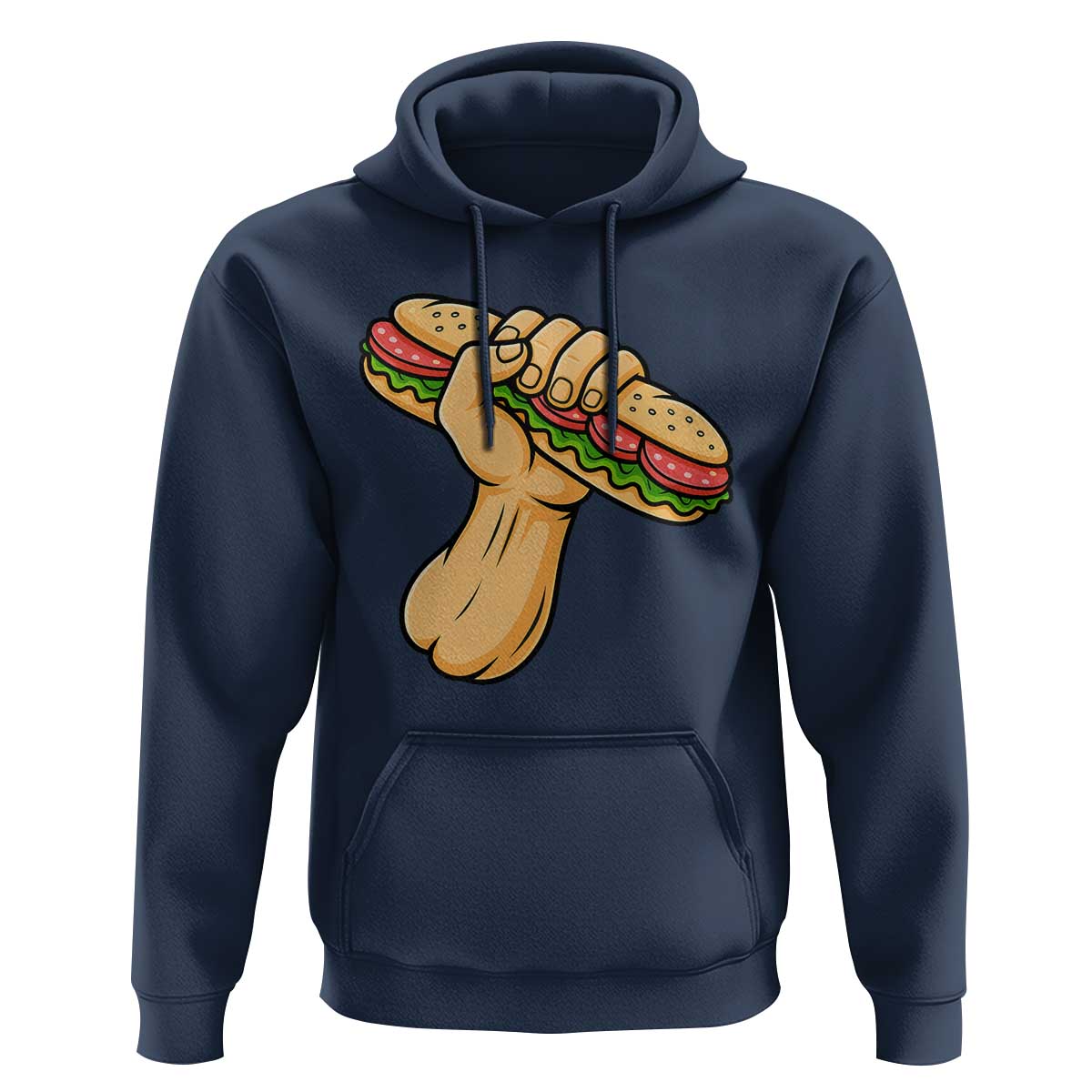 Free DC Sandwich Revolution Hoodie Washington DC Pride Political Satire - Wonder Print Shop