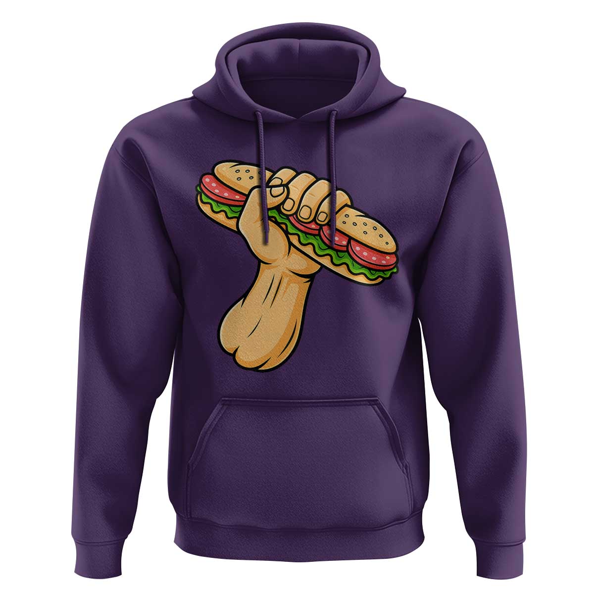 Free DC Sandwich Revolution Hoodie Washington DC Pride Political Satire - Wonder Print Shop