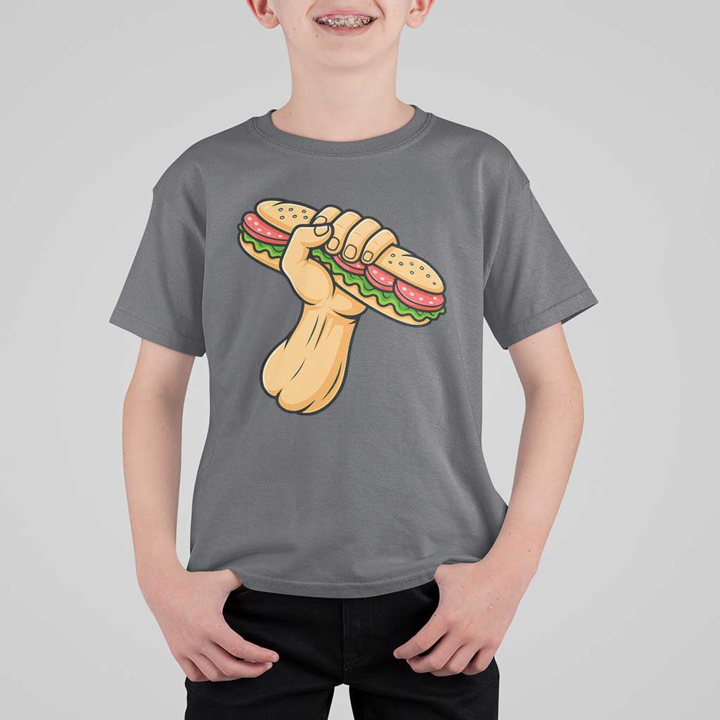 Free DC Sandwich Revolution T Shirt For Kid Washington DC Pride Political Satire - Wonder Print Shop