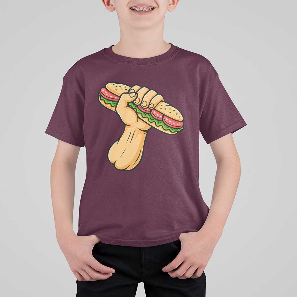 Free DC Sandwich Revolution T Shirt For Kid Washington DC Pride Political Satire - Wonder Print Shop