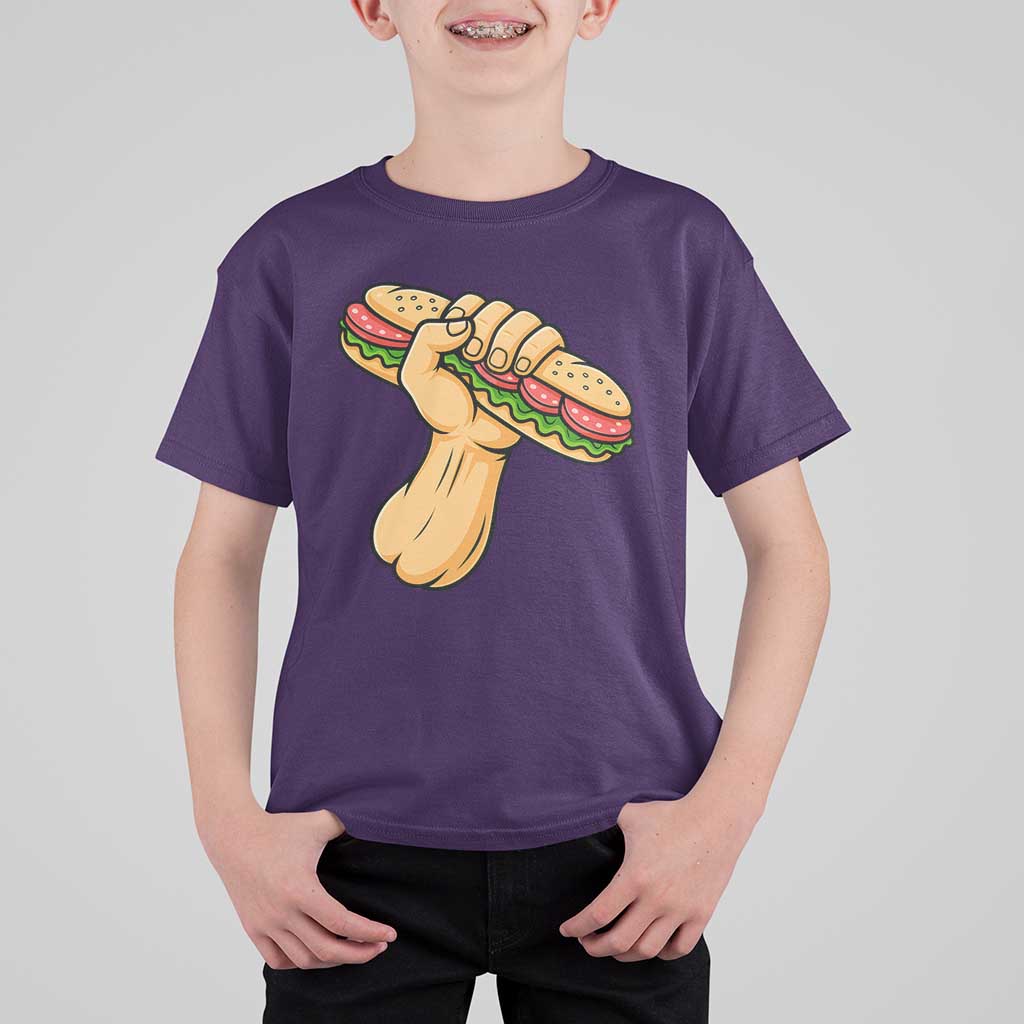 Free DC Sandwich Revolution T Shirt For Kid Washington DC Pride Political Satire - Wonder Print Shop