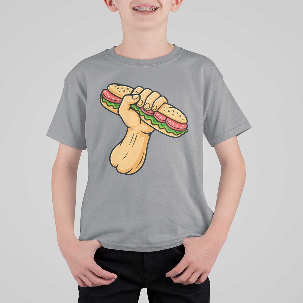 Free DC Sandwich Revolution T Shirt For Kid Washington DC Pride Political Satire - Wonder Print Shop