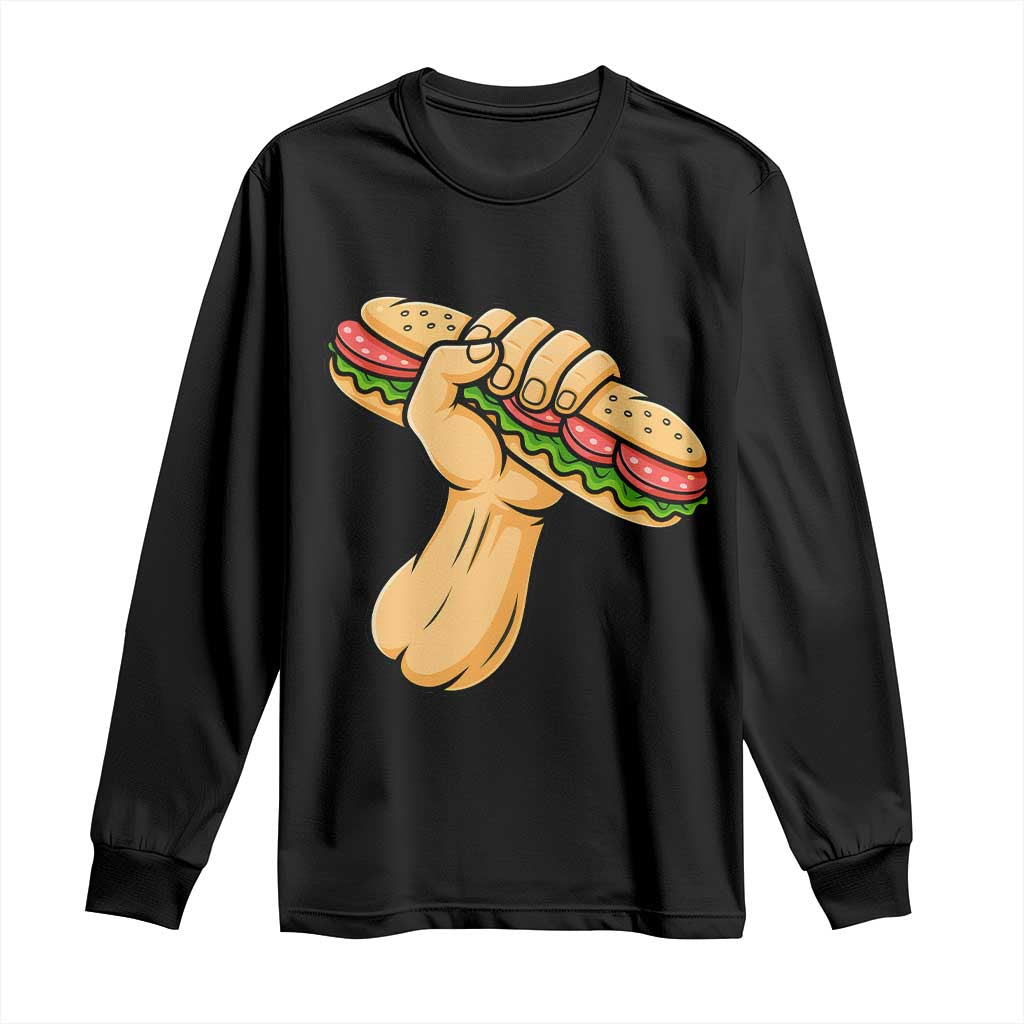 Free DC Sandwich Revolution Long Sleeve Shirt Washington DC Pride Political Satire - Wonder Print Shop