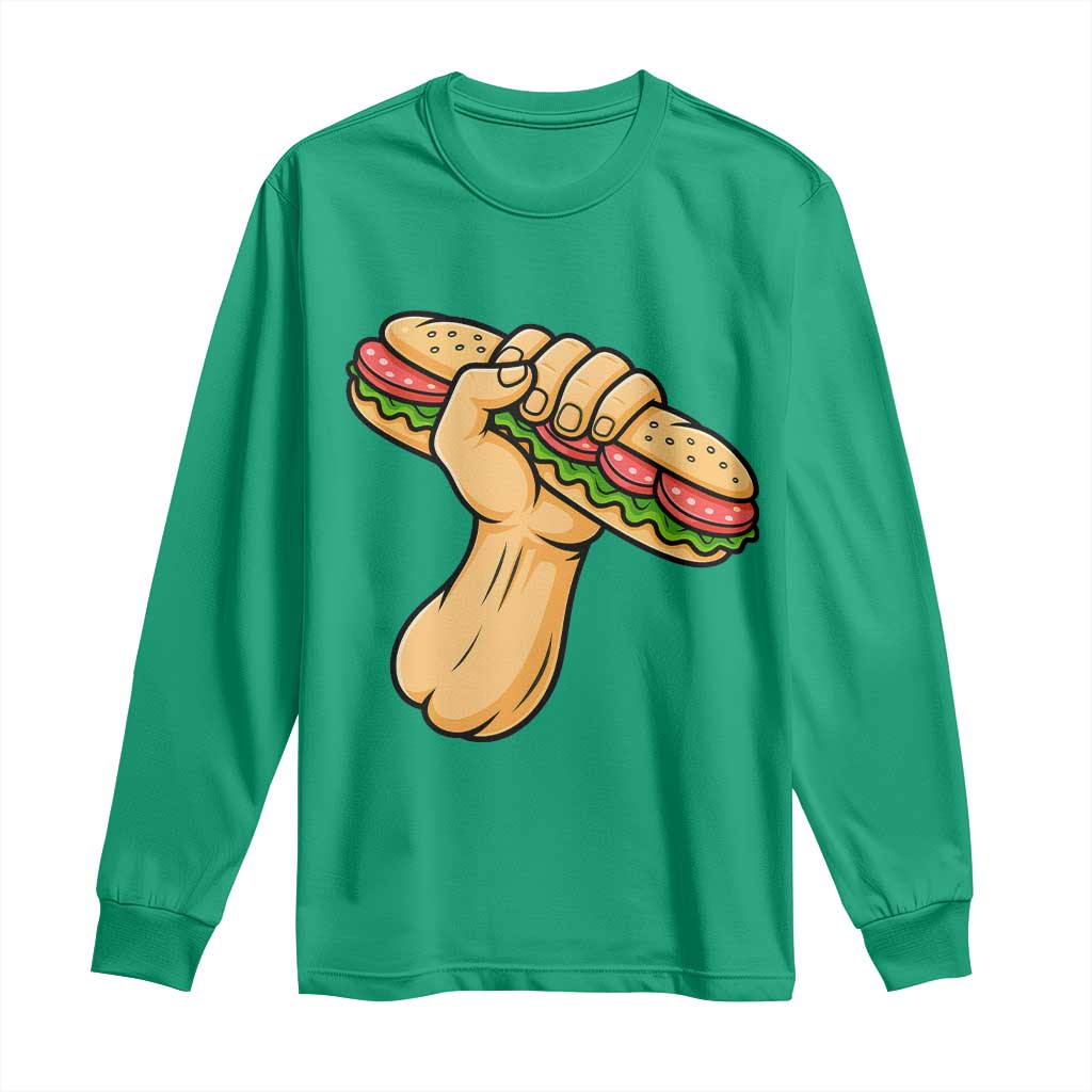 Free DC Sandwich Revolution Long Sleeve Shirt Washington DC Pride Political Satire - Wonder Print Shop