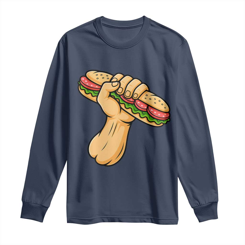 Free DC Sandwich Revolution Long Sleeve Shirt Washington DC Pride Political Satire - Wonder Print Shop