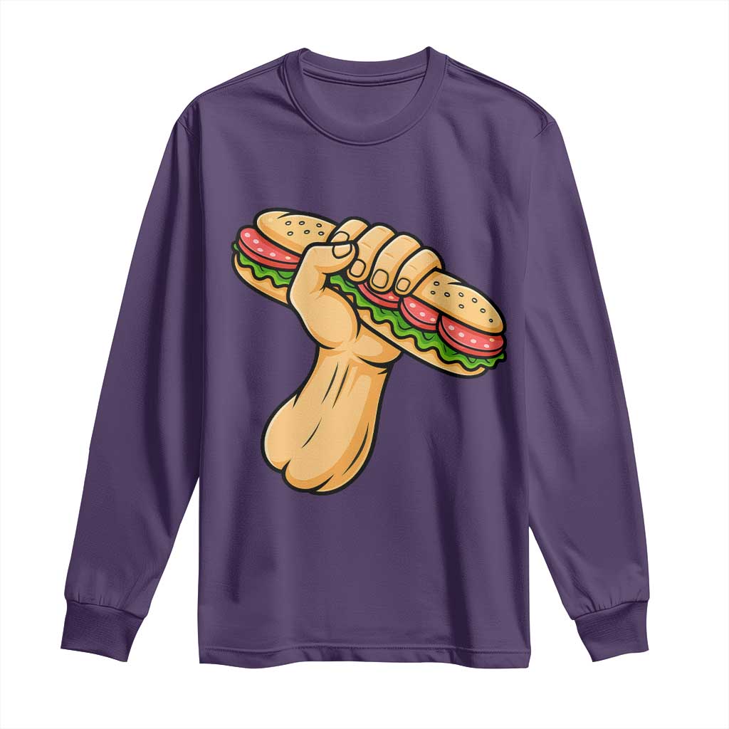 Free DC Sandwich Revolution Long Sleeve Shirt Washington DC Pride Political Satire - Wonder Print Shop