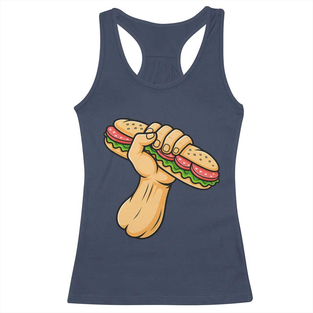 Free DC Sandwich Revolution Racerback Tank Top Washington DC Pride Political Satire - Wonder Print Shop