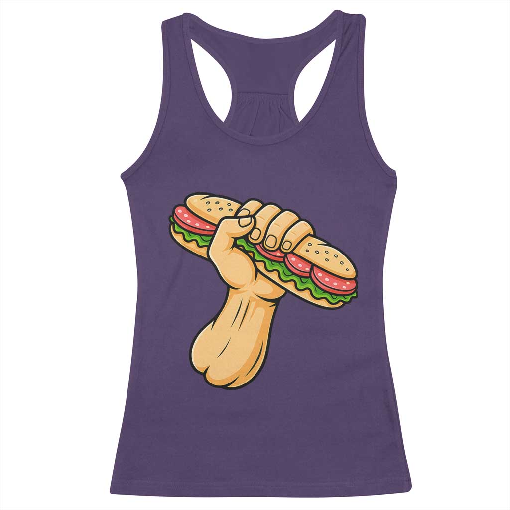 Free DC Sandwich Revolution Racerback Tank Top Washington DC Pride Political Satire - Wonder Print Shop