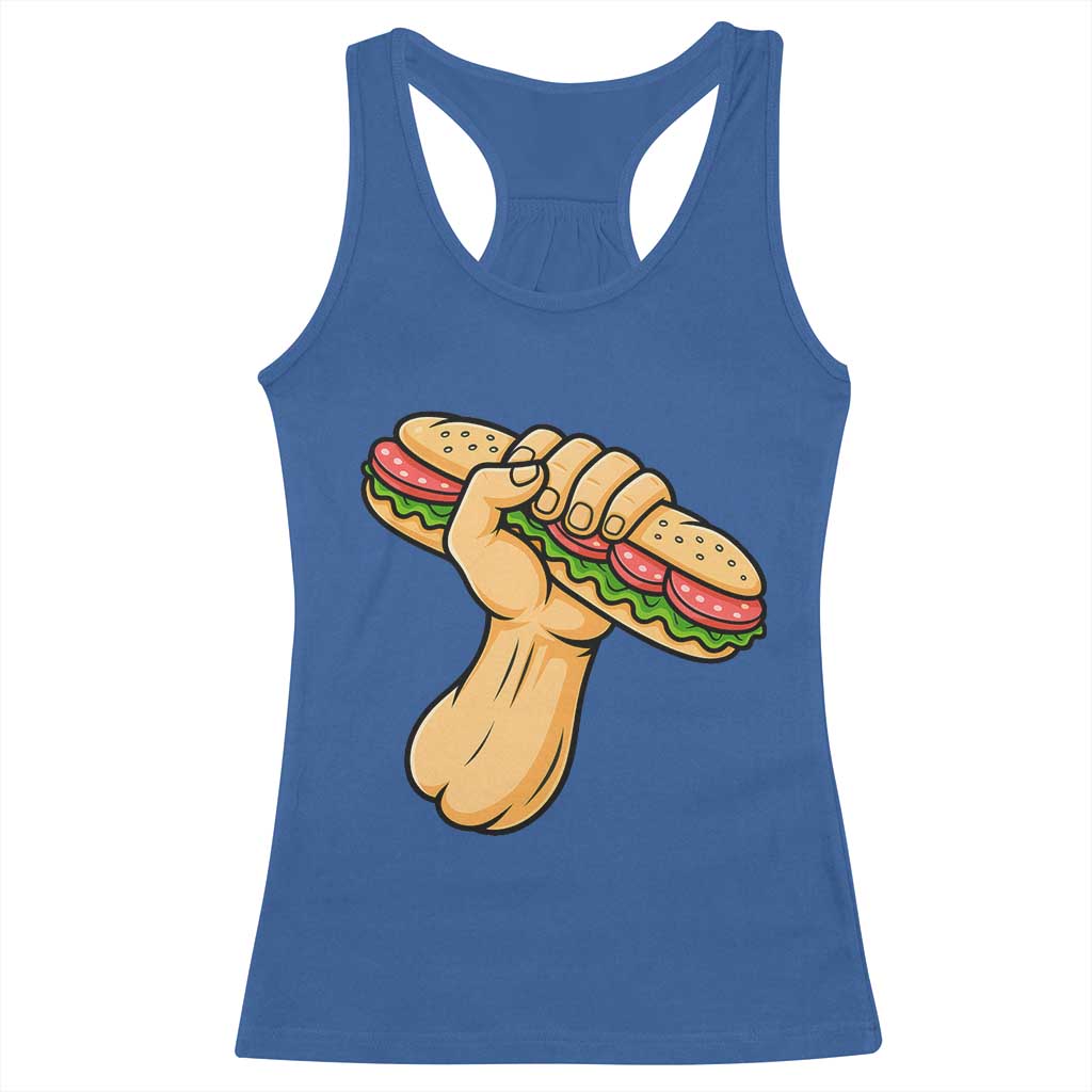 Free DC Sandwich Revolution Racerback Tank Top Washington DC Pride Political Satire - Wonder Print Shop