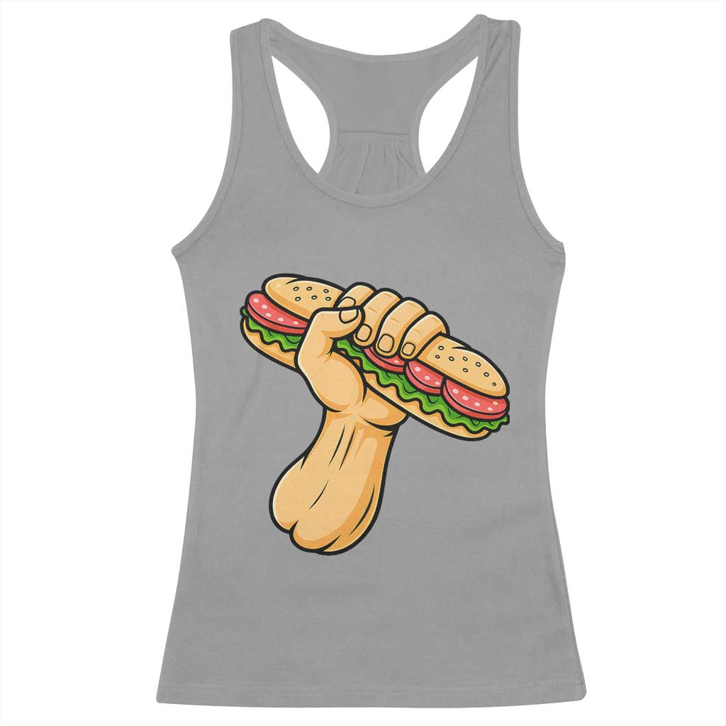 Free DC Sandwich Revolution Racerback Tank Top Washington DC Pride Political Satire - Wonder Print Shop