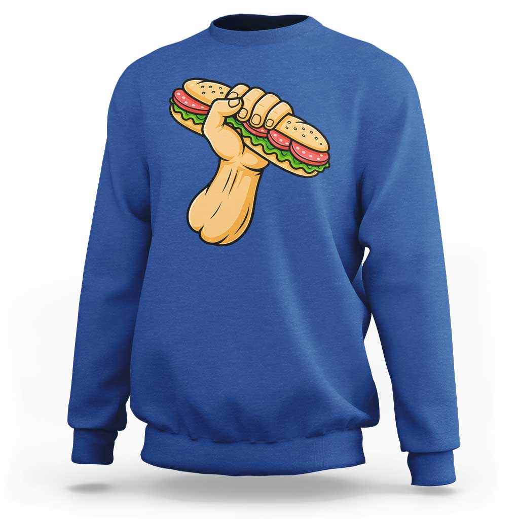 Free DC Sandwich Revolution Sweatshirt Washington DC Pride Political Satire - Wonder Print Shop