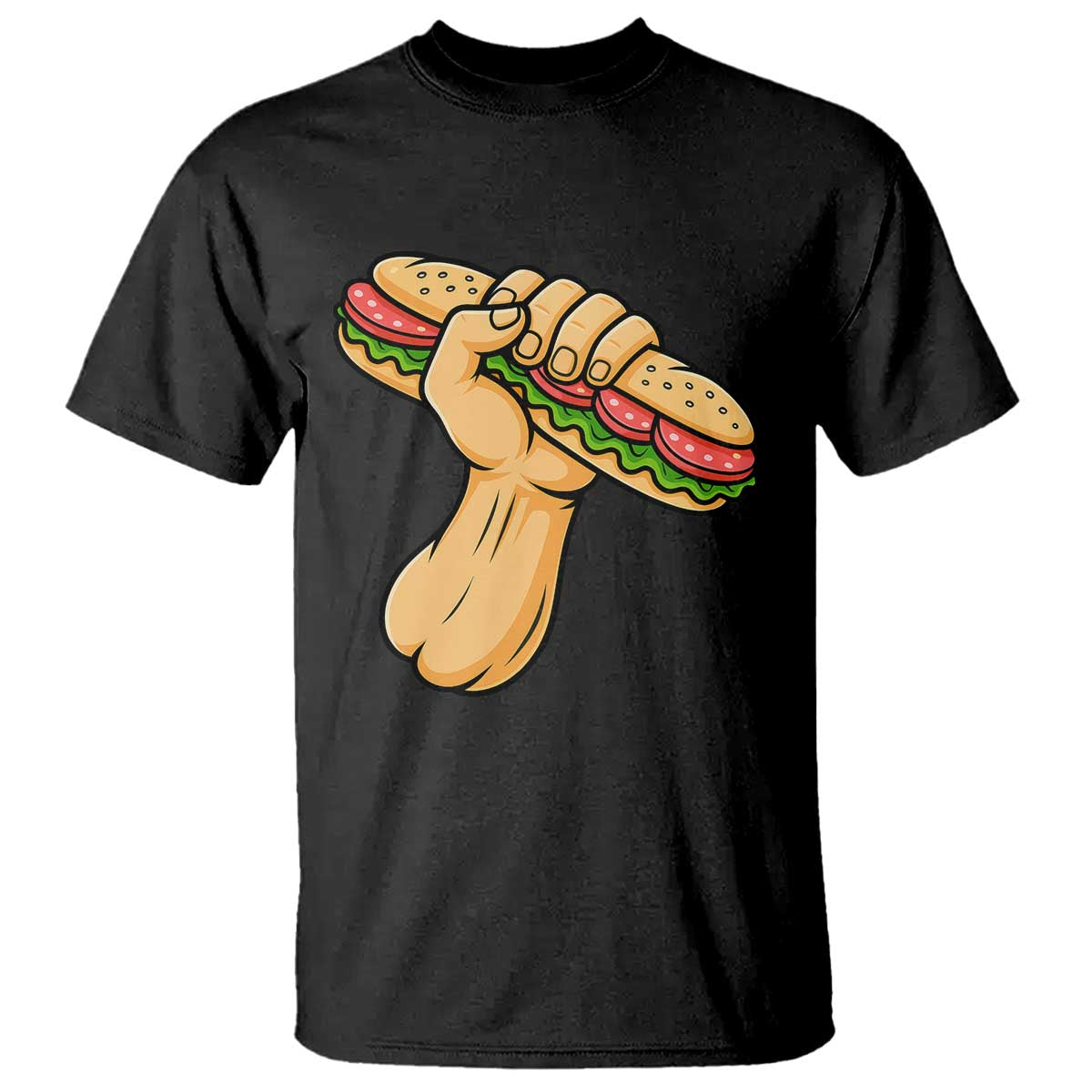 Free DC Sandwich Revolution T Shirt Washington DC Pride Political Satire - Wonder Print Shop